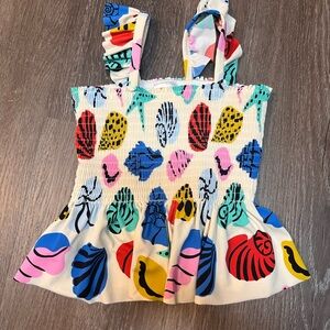 Hanna Andersson Shell Tankini Swim Top